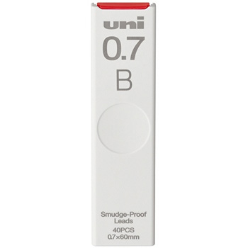 三菱鉛筆 ULS0740B シャープ替芯 ユニ 0.7mm B