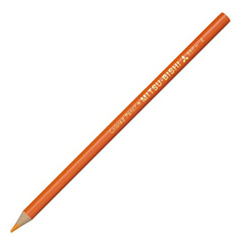 三菱鉛筆 K880.4 色鉛筆880級 だいだいいろ
