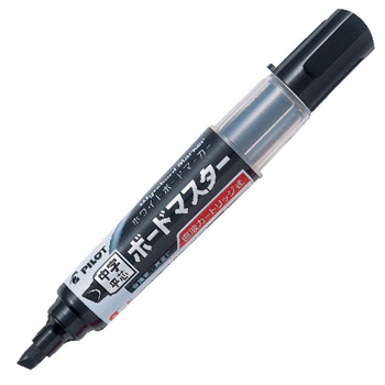 パイロット WMBM-12LC-B ボードマーカー ボードマスター 中字平芯 ブラック