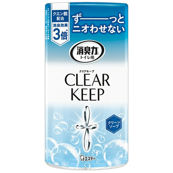 エステー 130528 トイレの消臭力 CLEAR KEEP クリーンソープ 400ml