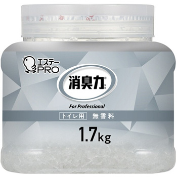 エステー 130405 消臭力 業務用消臭剤 クラッシュゲルタイプ トイレ用 無香料 本体 1.7kg