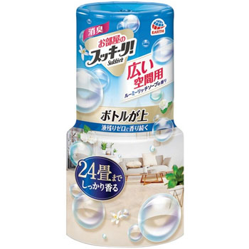 アース製薬 403448 お部屋のスッキーリ! 広い空間用 ルーミーリッチソープの香り 400ml