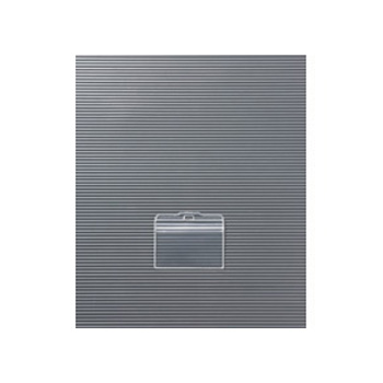 ライオン N77KH-10P 名札用ホルダー ヨコ型 ソフトタイプ(チャック式)