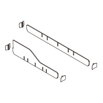 カレ 2WAYトレー用仕切板セット ホワイト