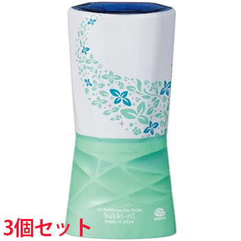 アース製薬 ARS219 トイレのスッキーリ! 置き型 3個セット スッキーリミント 400ml