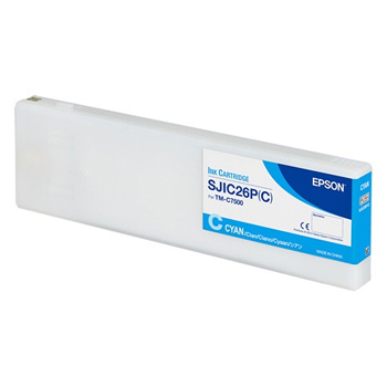 EPSON SJIC26PC 業務用プリンターインクカートリッジ シアン