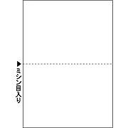 ヒサゴ FSC2054 マルチプリンタ帳票 A5 白紙 2面