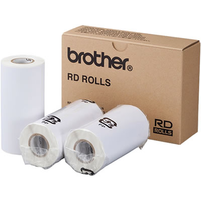 BROTHER RD-M06J1 RJ-4030/4040用プレカット紙ラベル 3本