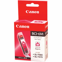 CANON BCI-6M 交換用インクタンク マゼンタ 純正