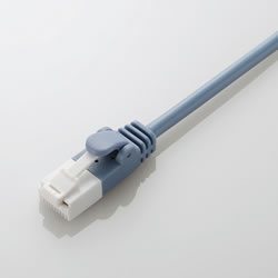 ELECOM LD-GPYT/BU10 ツメ折れ防止やわらかLANケーブル CAT6準拠 ブルー 1m