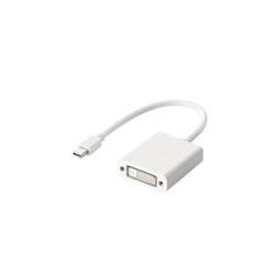 ELECOM AD-MDPDVIWH Mini DisplayPort-DVI変換アダプタ