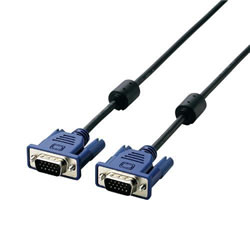 ELECOM CAC-L10BK/RS RoHS準拠 D-Sub15ピン(ミニ)ケーブル