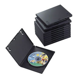 ELECOM CCD-DVD03BK DVDトールケース