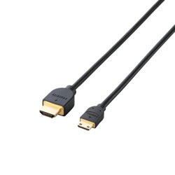 ELECOM DH-HD14EM10BK イーサネット対応HDMI-Miniケーブル（A-C）