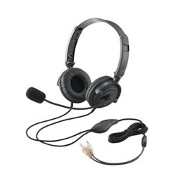 ELECOM HS-HP20BK ヘッドセット(両耳オーバーヘッド)