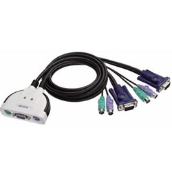 ELECOM KVM-KP2N PS/2パソコン切替器