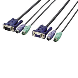 ELECOM KVM-NPC18 パソコン切替器用接続ケーブル