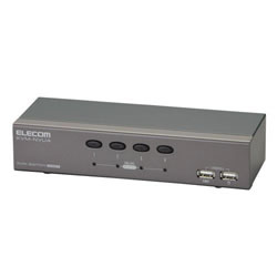 ELECOM KVM-NVU4 パソコン切替器