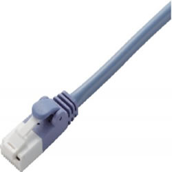 ELECOM LD-CTXT/BU20 ツメ折れ防止クロスケーブル(Cat5E準拠)