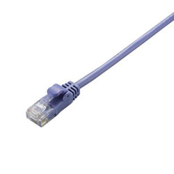 ELECOM LD-CTY/BU5 やわらかLANケーブル(Cat5E準拠)