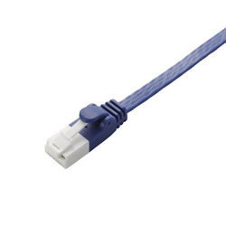 ELECOM LD-GFAT/BM50 ツメ折れ防止フラットLANケーブル(Cat6A)