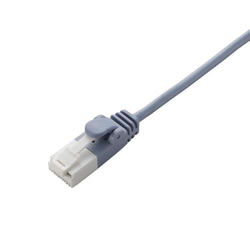 ELECOM LD-GPST/BU200 ツメ折れ防止スリムLANケーブル(Cat6準拠)