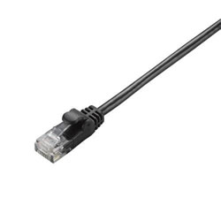 ELECOM LD-GPY/BK10 Gigabit やわらかLANケーブル(Cat6準拠)