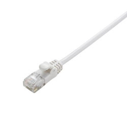 ELECOM LD-GPY/WH1 Gigabit やわらかLANケーブル(Cat6準拠)