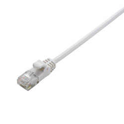 ELECOM LD-GPY/WH2 Gigabit やわらかLANケーブル（Cat6準拠）