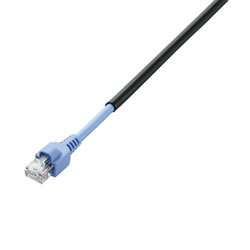 ELECOM LD-VAPFR/BK10 屋外用LANケーブル（Cat5E）