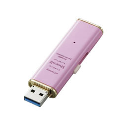 ELECOM MF-XWU316GPNL USB3.0対応スライド式USBメモリ「Shocolf」
