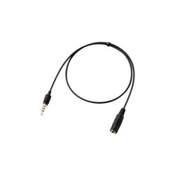 ELECOM MPA-EHPS05BK 4極延長ヘッドホンケーブル
