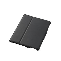 ELECOM TB-A12PLF2BKD iPad 2012用ソフトレザーカバー 4段階調節タイプ
