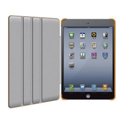 ELECOM TB-A12SPLF2DR iPad mini用ソフトレザーカバー4段階(オレンジ)