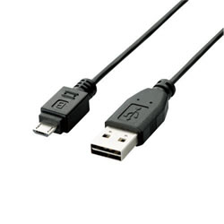 ELECOM U2C-DAMB20BK 両面挿しUSBケーブル(A-microB)