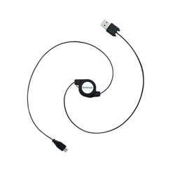 ELECOM U2C-DAMBRL07BK 巻取り両面挿しUSBケーブル(A-microB)