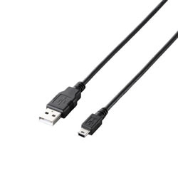 ELECOM U2C-GMM30BK USB2.0ケーブル(A-mini-Bタイプ)