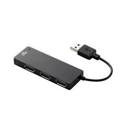 ELECOM U2H-SMC4BBK microSDカードリーダ機能付きUSBハブ