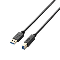 ELECOM USB3-AB10BK USB3.0ケーブル（A-B）