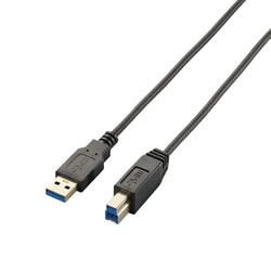 ELECOM USB3-ABX10BK 極細USB3.0ケーブル（A-B）