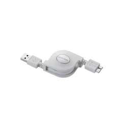ELECOM USB3-AMBRL07WH 巻き取りUSB3.0ケーブル(A-microB)