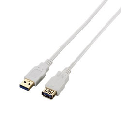 ELECOM USB3-EX10WH 極細USB3.0延長ケーブル（A-A）