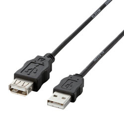 ELECOM USB-ECOEA05 エコUSB延長ケーブル(0.5m)
