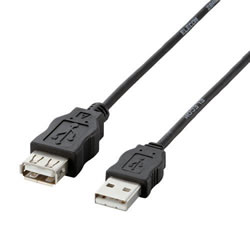 ELECOM USB-ECOEA10 エコUSB延長ケーブル(1m)