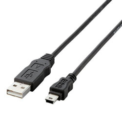 ELECOM USB-ECOM505 エコUSBケーブル（A-miniB・0.5m）