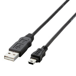 ELECOM USB-ECOM505 エコUSBケーブル(A-miniB・0.5m)
