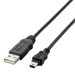 ELECOM USB-ECOM510 エコUSBケーブル(A-miniB・1m)