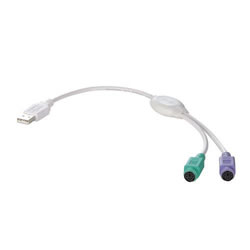 ELECOM USB-P2KM PS2USB変換ケーブル