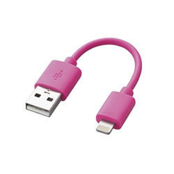 LOGITEC LHC-UAL01PN Lightningコネクタ対応ケーブル