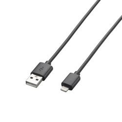 LOGITEC LHC-UAL10BK Lightningコネクタ対応ケーブル